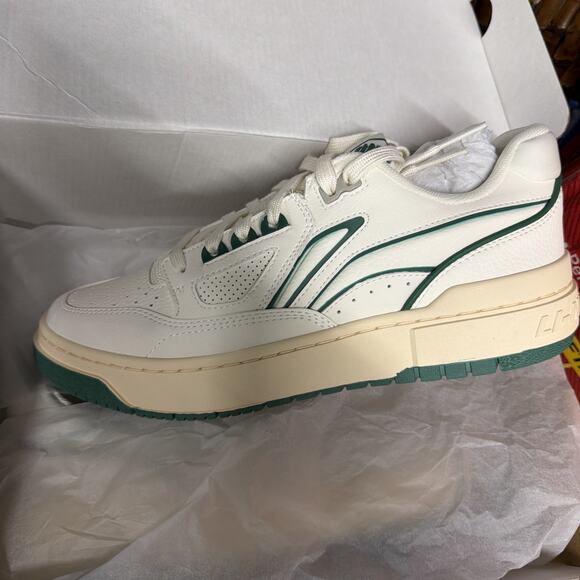 Li-Ning BadFive Rookie 2 Shoes Mens Size 10 White Green Casual Lifestyle Sneaker